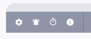 gear icon in bottom menu