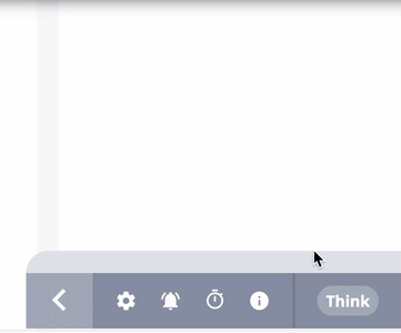 GIF showing the settings icon being clicked, then the "Reveal notes for everyone" option being selected